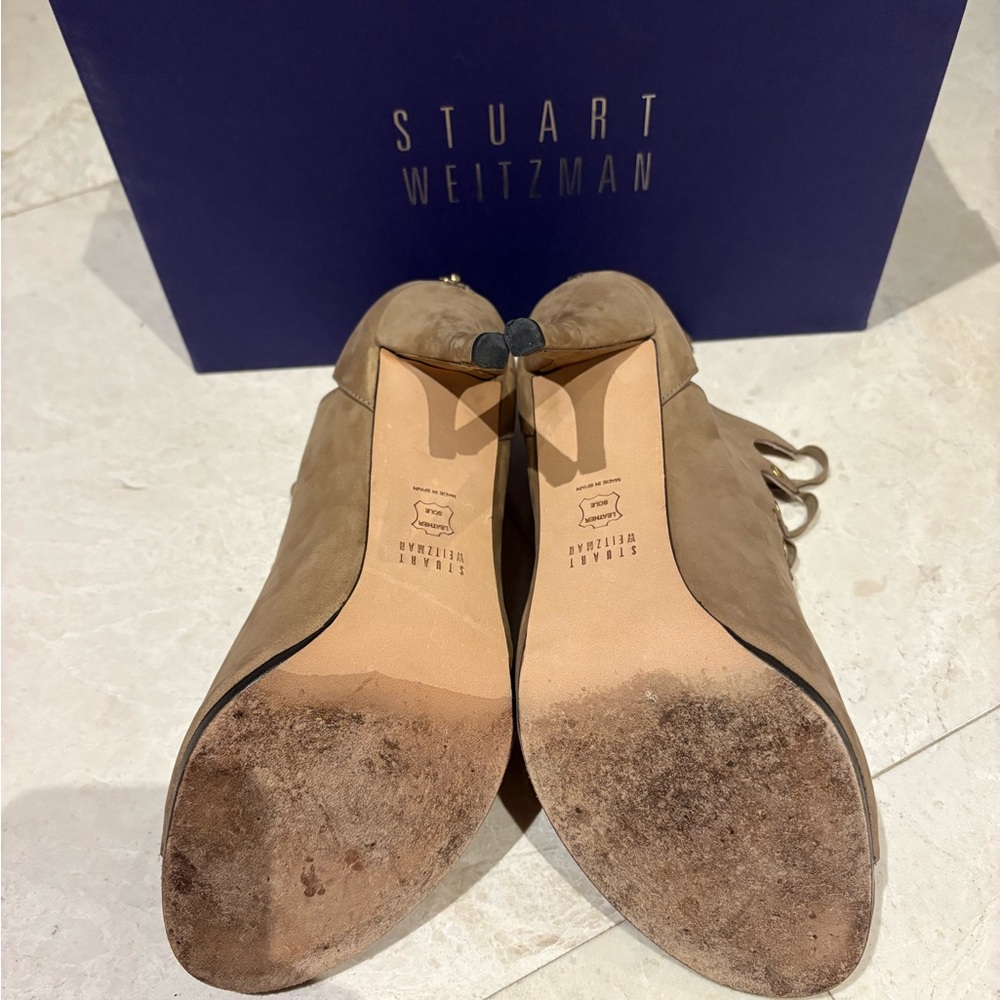 Stuart Weitzman Brown Gladiator Heels - image 2